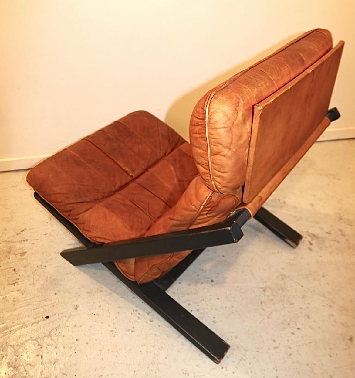 Ueli Berger for De Sede DS80 Lounge Chair, Tanned Leather