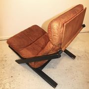 Ueli Berger for De Sede DS80 Lounge Chair, Tanned Leather