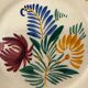 4 dessert plates hb quimper floral decor
