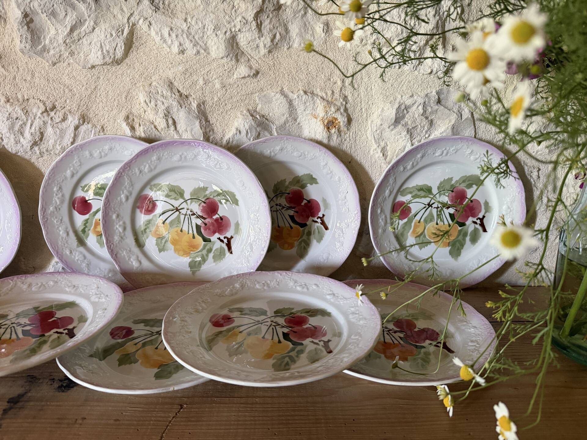 Saint Amand dessert plates