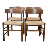 Chaises vintage J39 par Børge Mogensen pour FDB, 1965