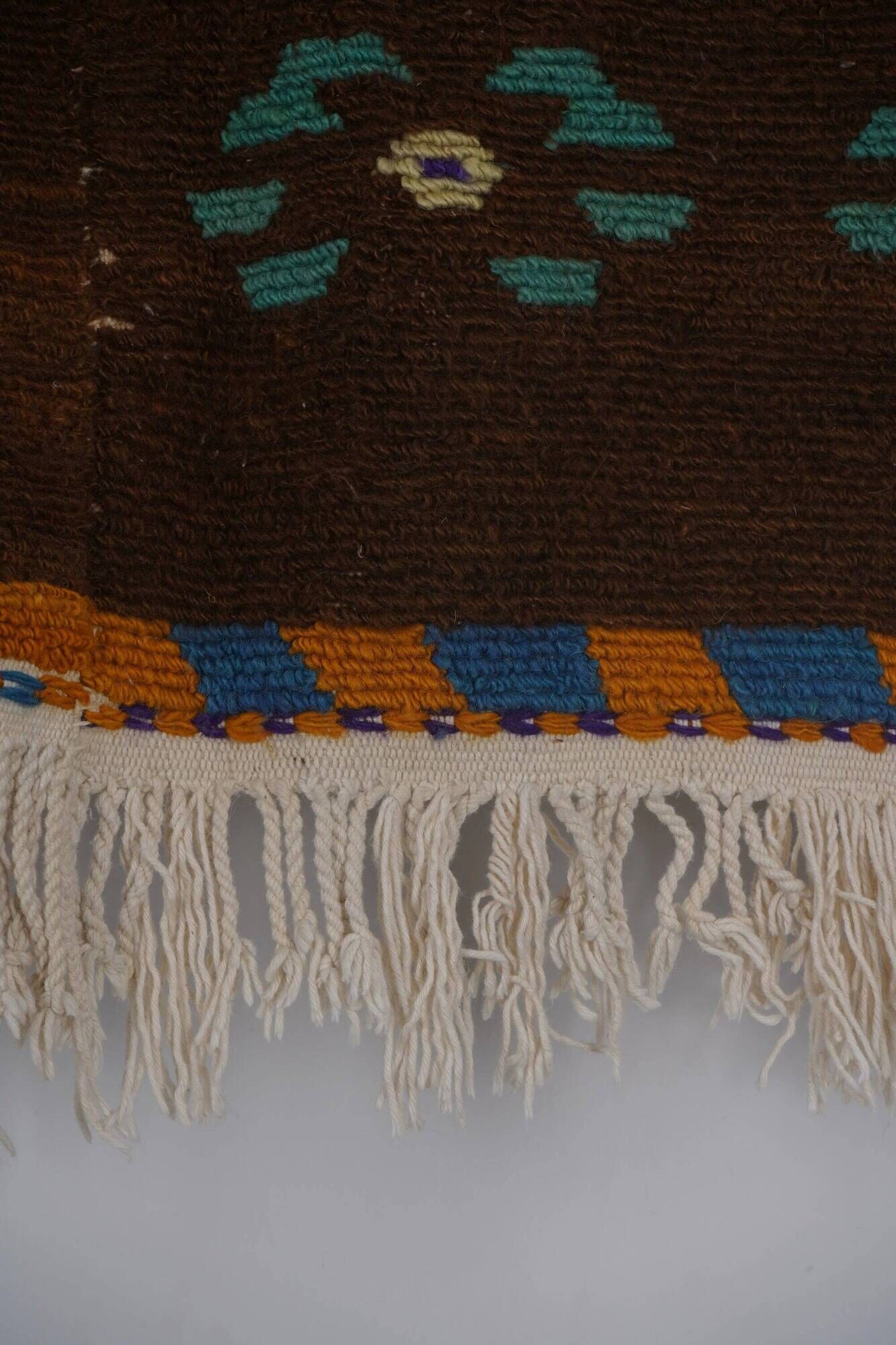 Vintage handmade Turkish rug 120x140 cm