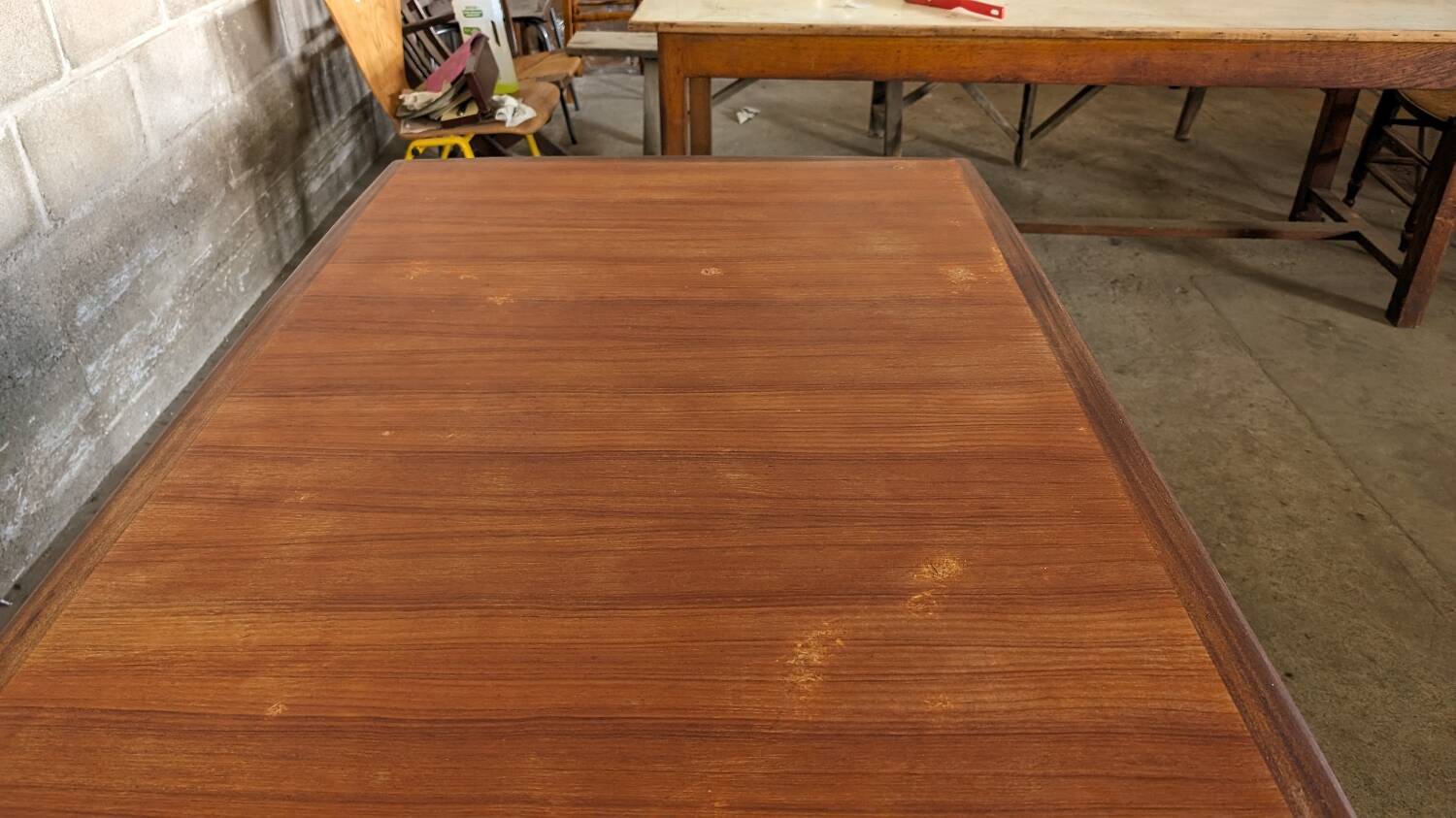 Table scandinave vintage avec rallonges