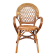 Fauteuil en rotin et bambou du 20e siècle