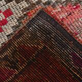 3x12  Red Brown Vintage Runner Rug, 86x369Cm SK 22862