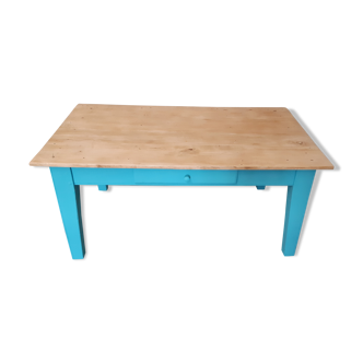 Table basse en bois un tiroir