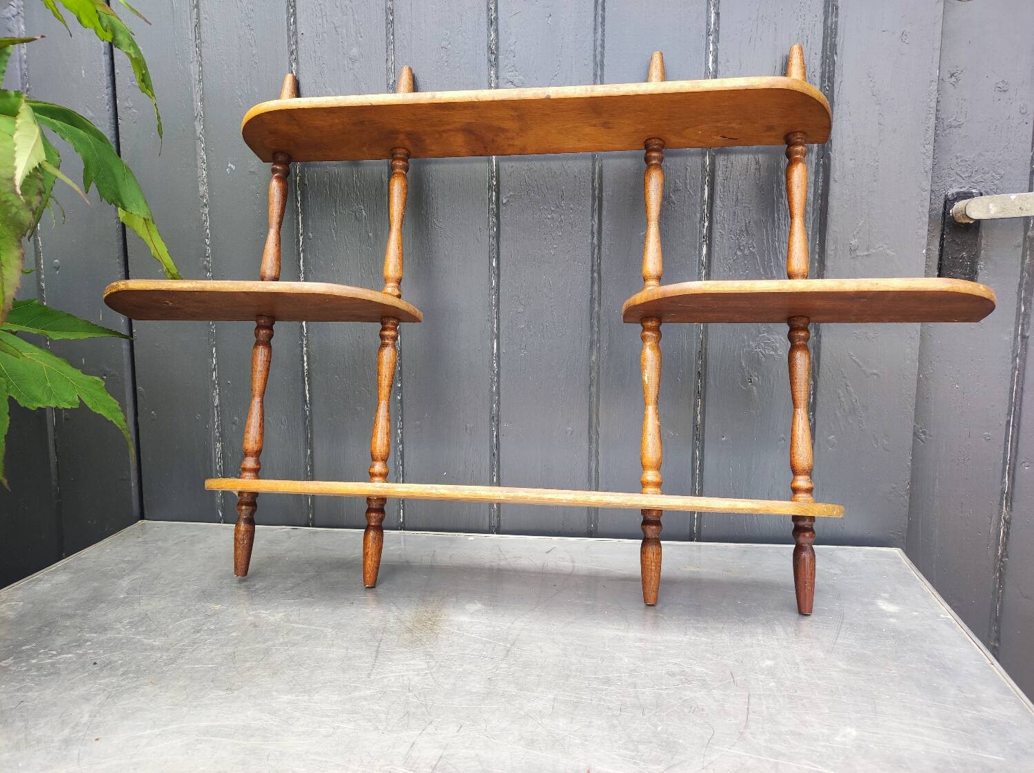 Vintage wooden shelf