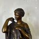 Diane de Gabies, large bronze after the antique with medal patina.