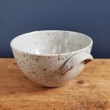 Large signed stoneware bowl