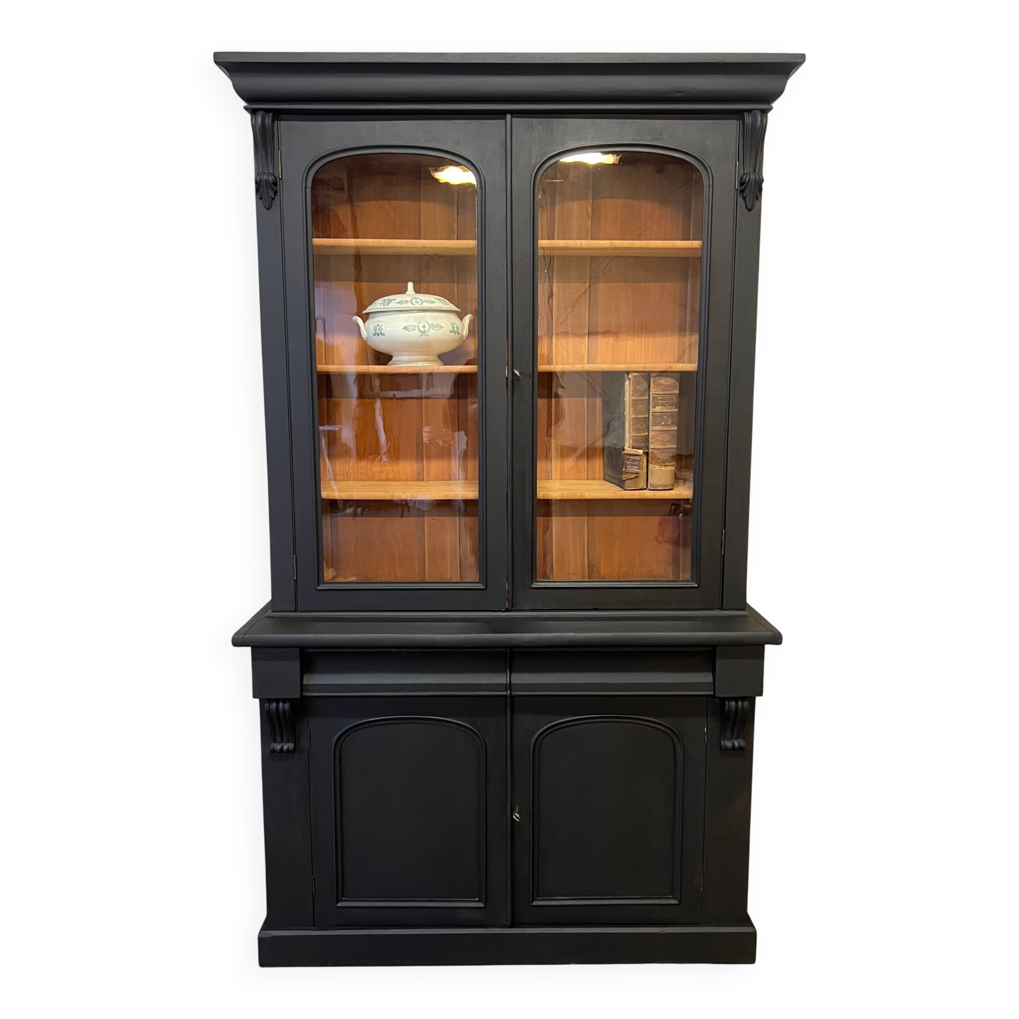 English two-body sideboard