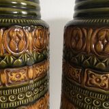 Pair of West Germany vases 40 cm, 1970s