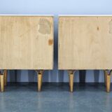 Paire de commodes Frantisek Mezulanik des années 1960, Tchécoslovaquie