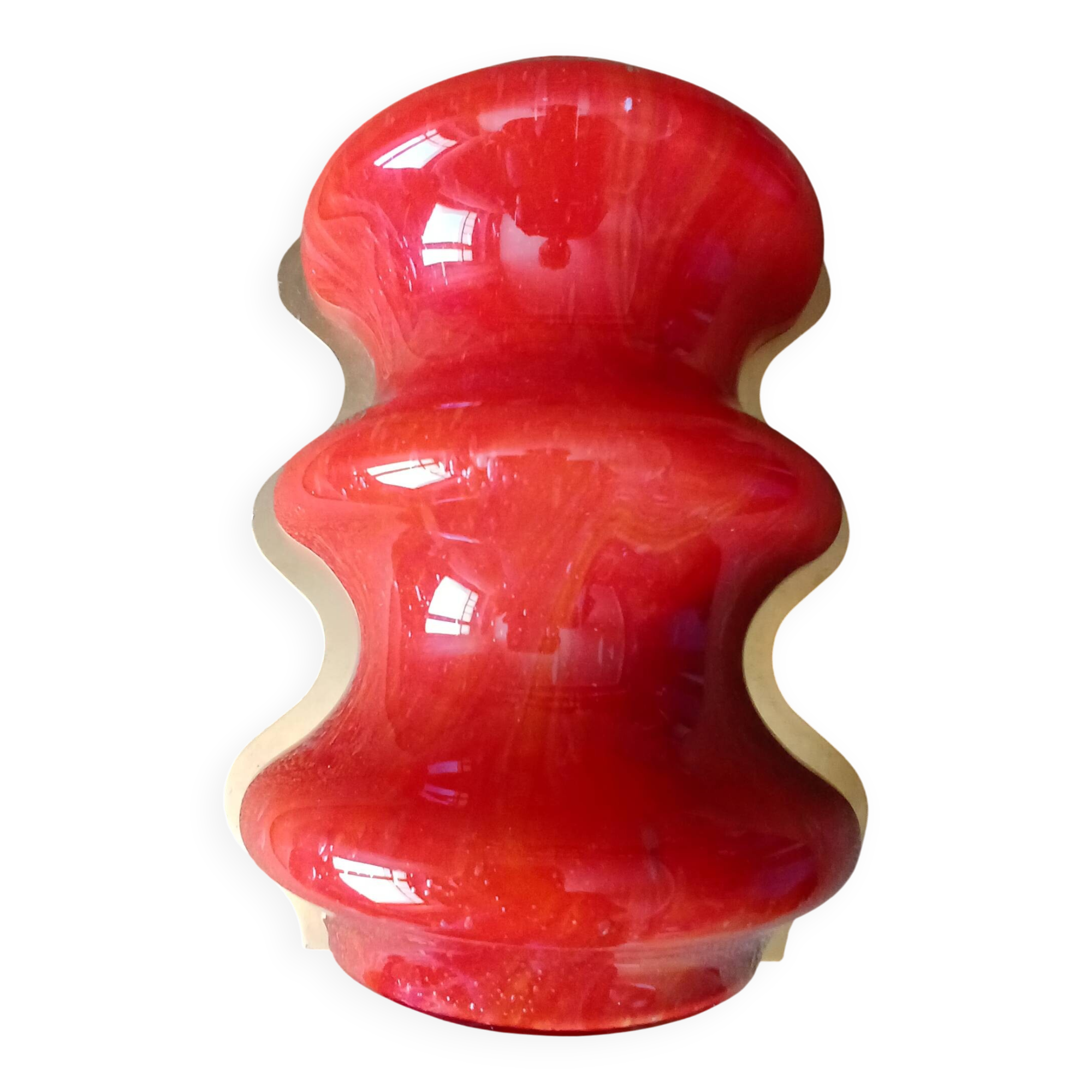 Orange appliqué vintage DORIA brand