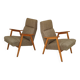 Paire de fauteuils 6956 restaurée  par Interier Praha , production 1965