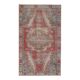 Vintage Turkish rug from Oushak, hand-woven 140x233 cm