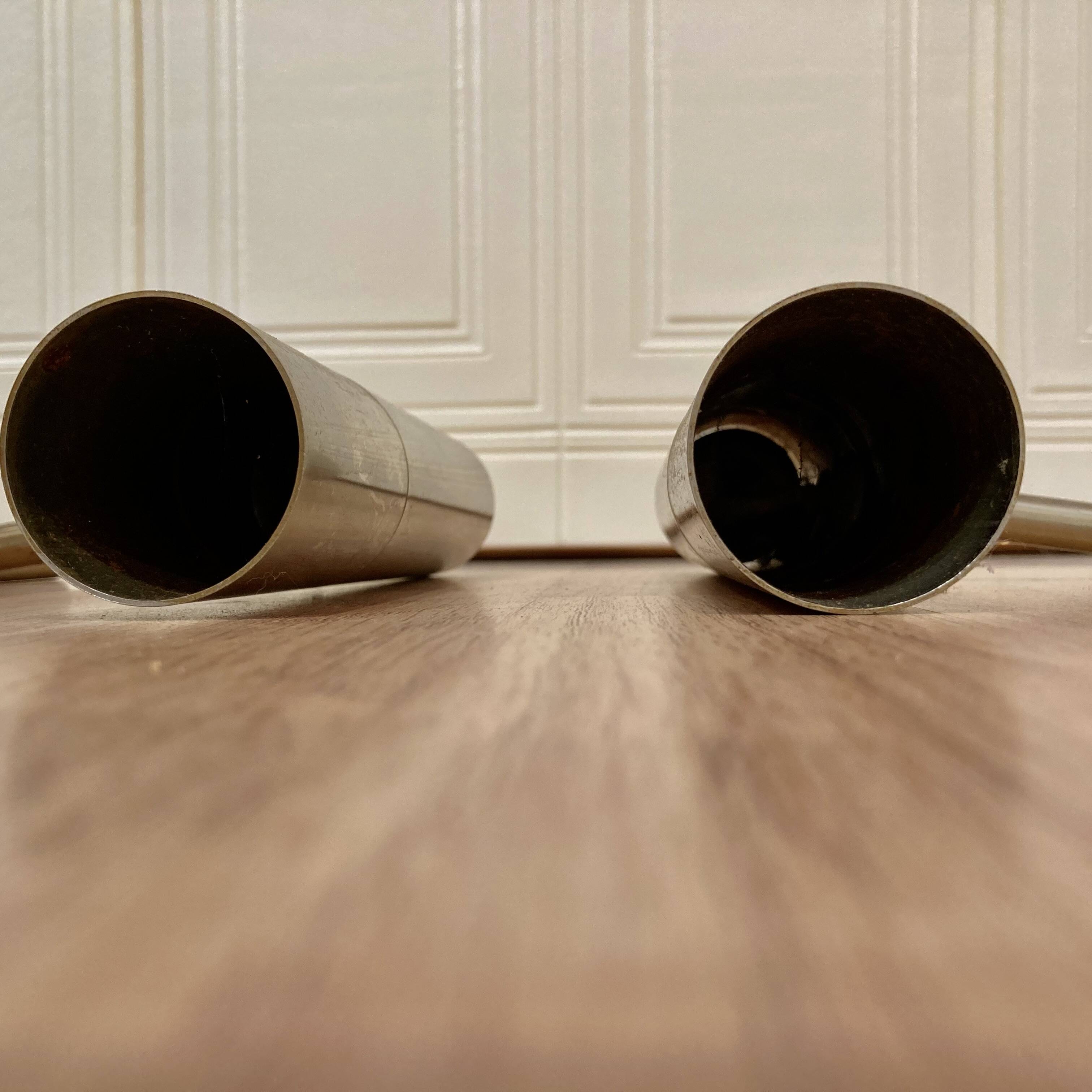Pair of suspended lights 330 cm 1960 design.