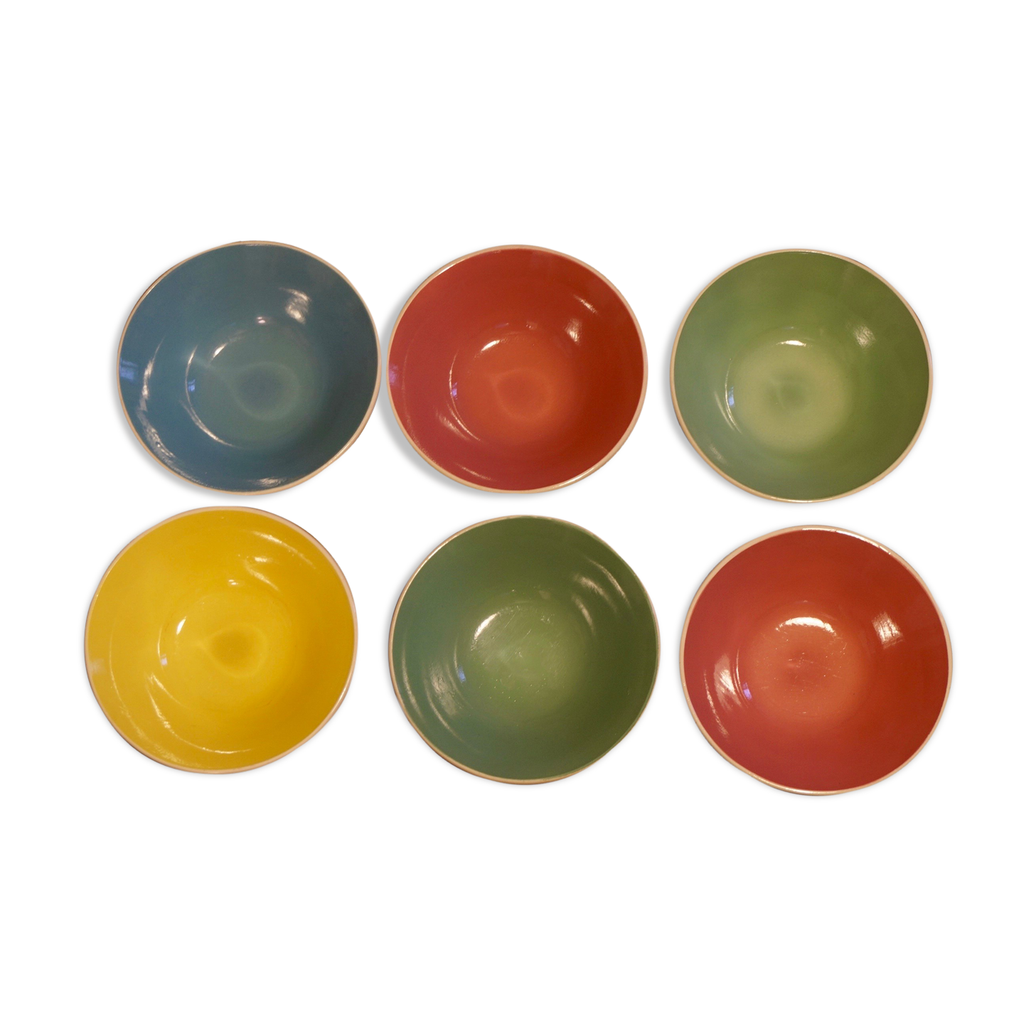 Digoin Sarreguemines Francorusse bowls