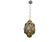 Wrought Iron Murano Glass Latern Light Pendant 1950’s