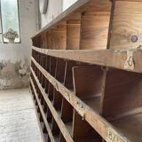 Meuble de métier pin à cases XL 250cm