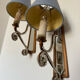 Vintage shabby chic wall lights