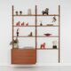 Teak bookcase PS System, Danish design, 1960s,  by Randers Møbelfabrik