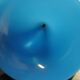 Vase cornet glass paste or faience enamelled blue soliflore