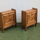 Paire de chevets vintage 1950-1960