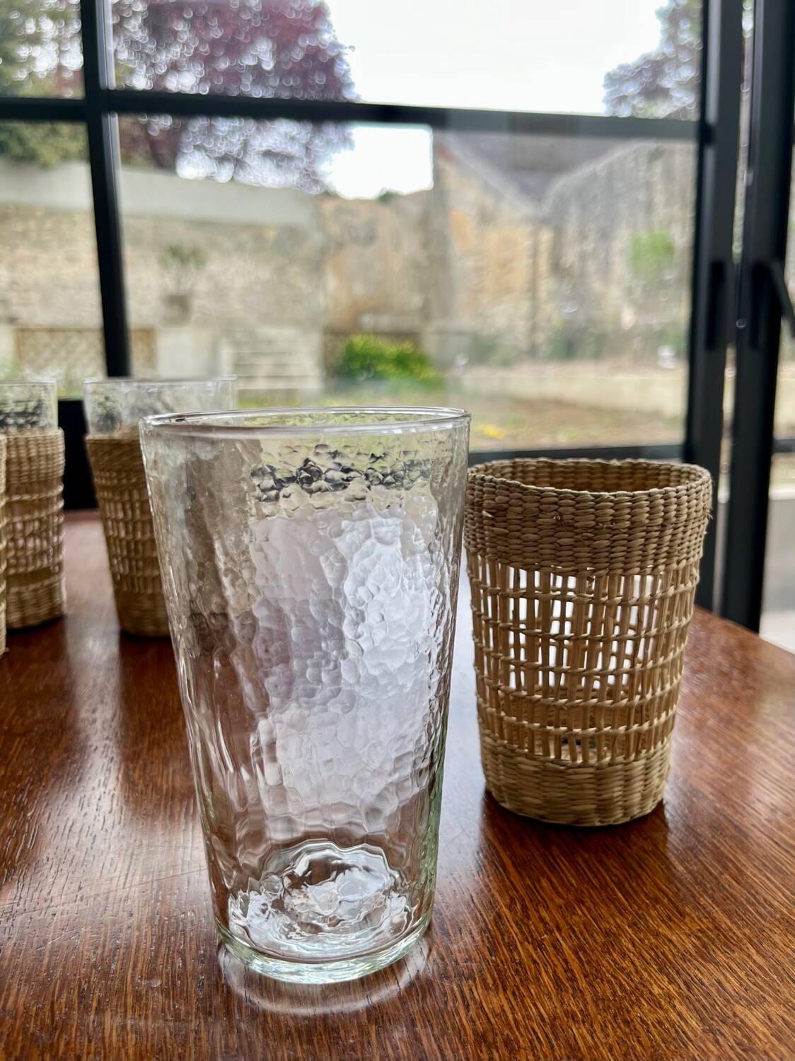 6 glasses for orangeade