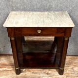 Empire console in mahogany nineteenth era