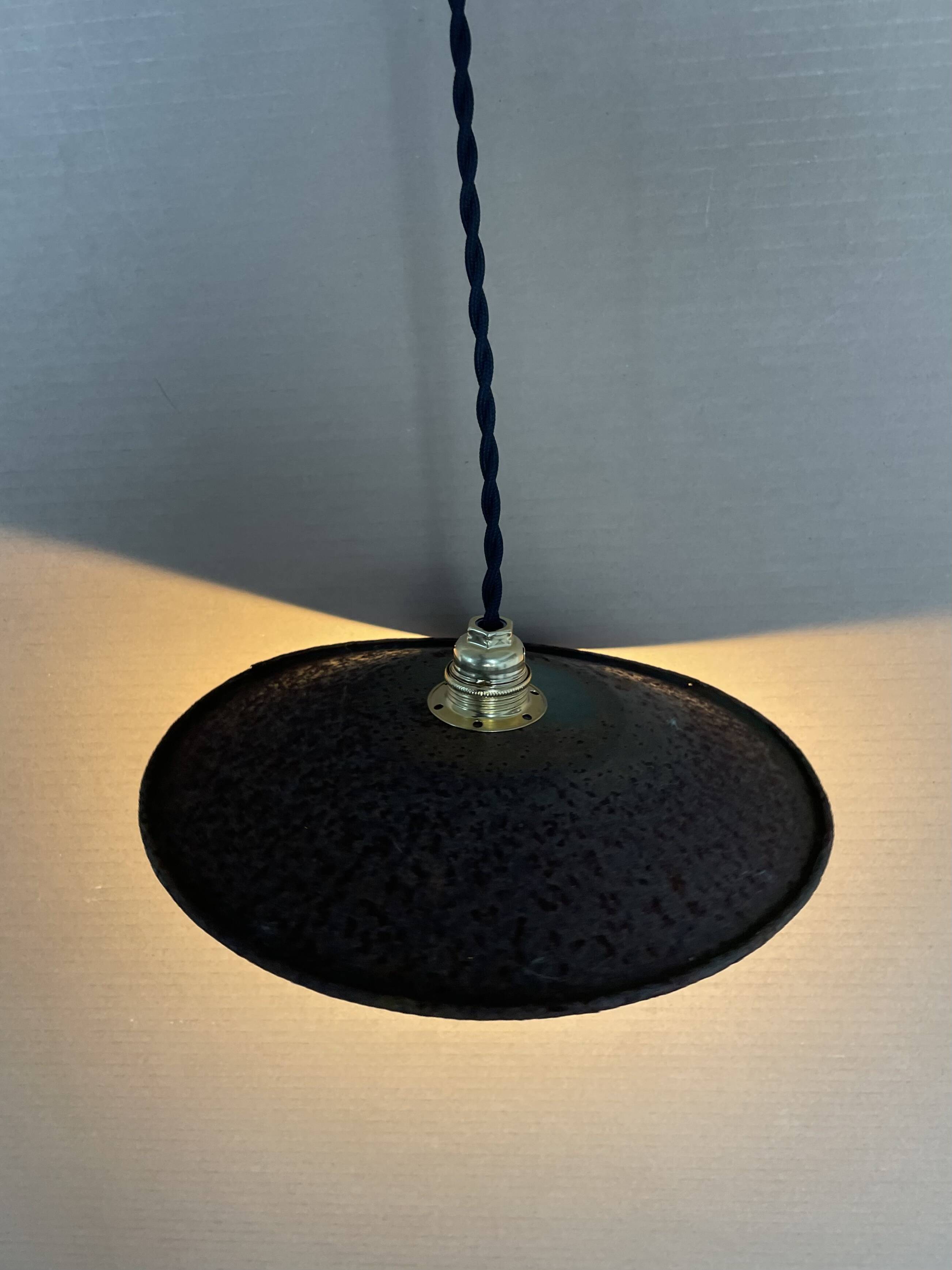 Old industrial pendant light