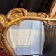 Napoleon III giltwood mirror, Louis XV rocaille style – hallmarked