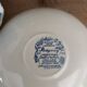 cup and its saucer English blue earthenware | Ridgway Staffordshire