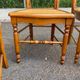 Set of 4 Louis-Philippe medallion chairs in wood with caned seats, 1970s.