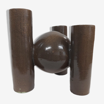 Vase 3 tubes et sphère