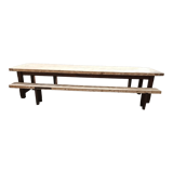 Fir farmhouse table with bench 3m42
