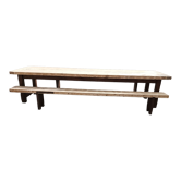 Fir farmhouse table with bench 3m42