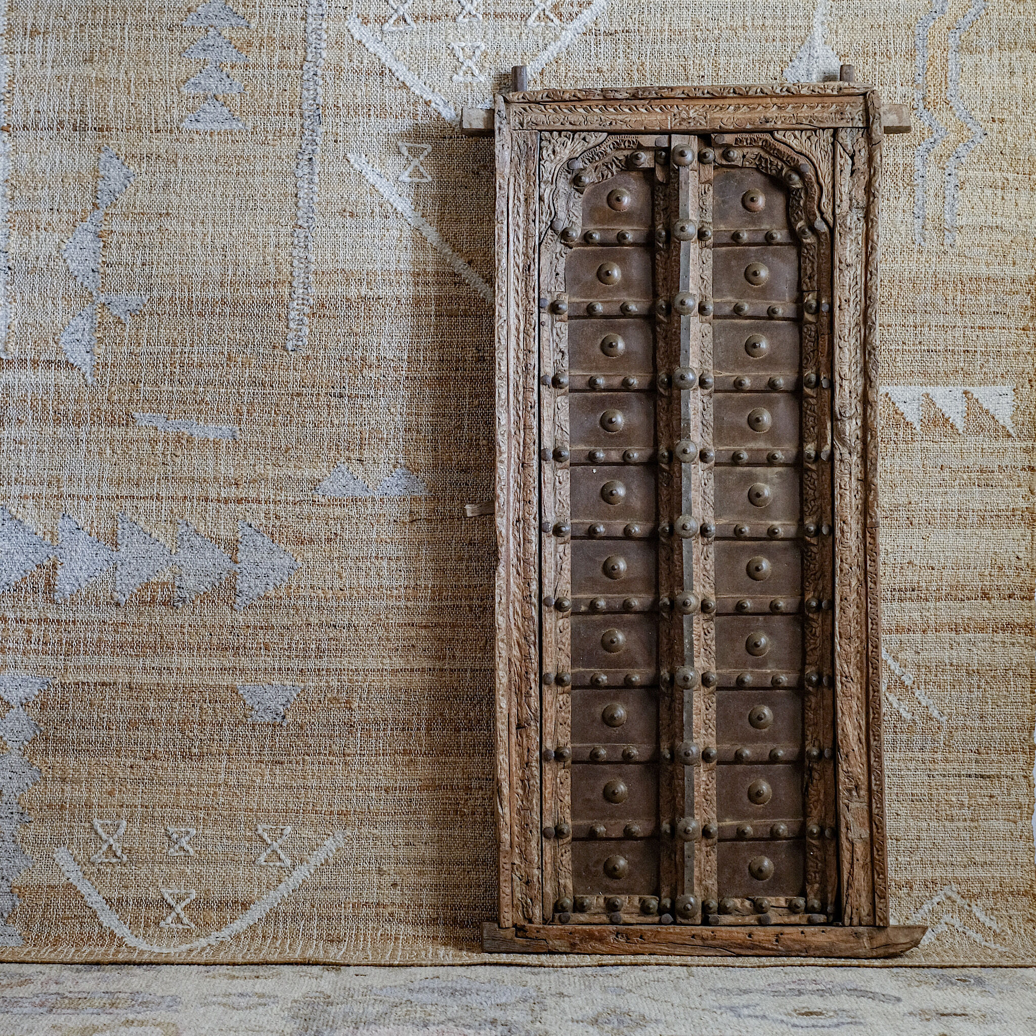 Volet en bois du Rajasthan