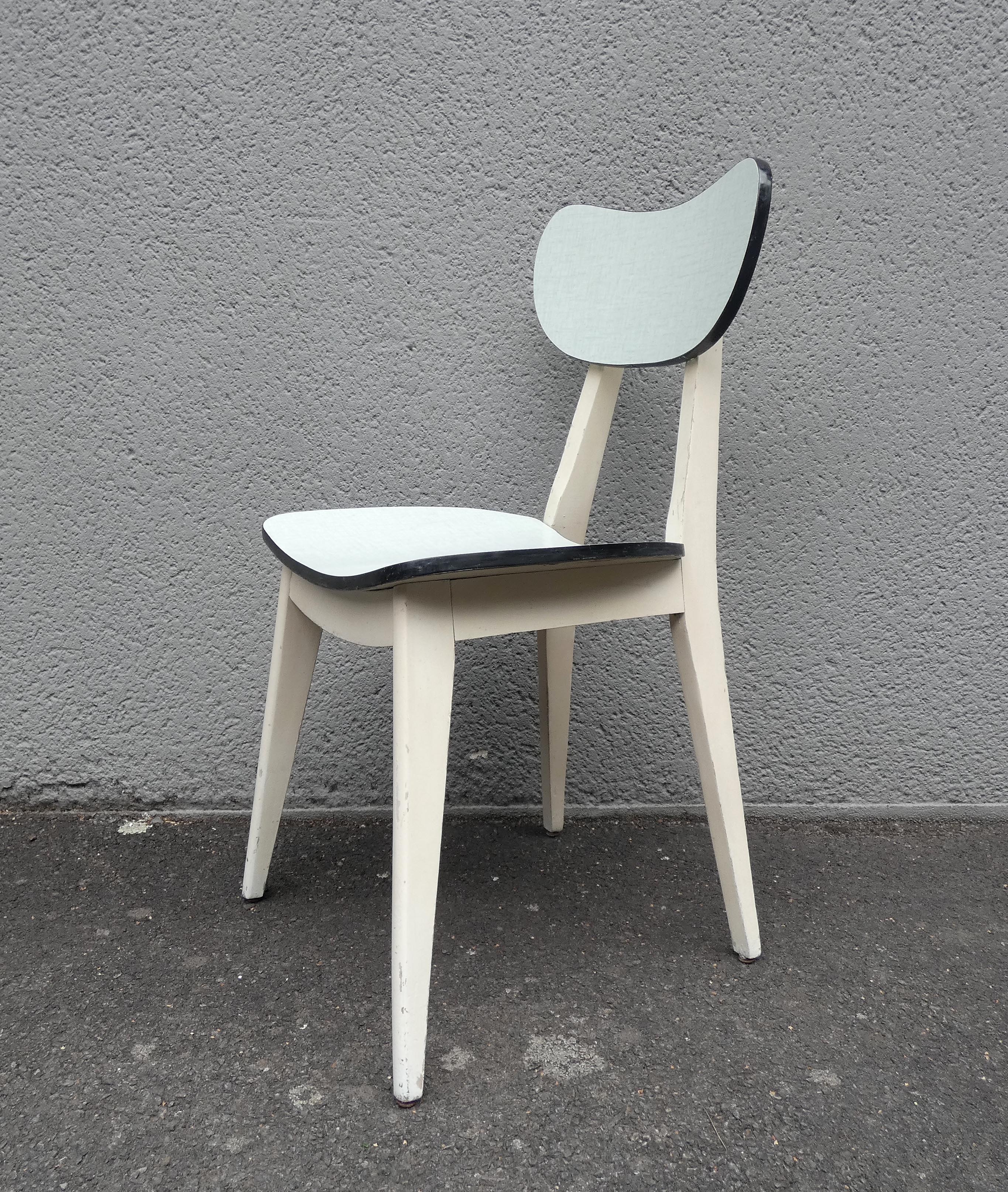 Water green formica chair