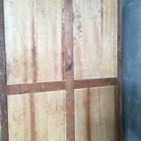 Raw wood hotel cabinet