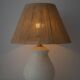 Coastal Table Lamp in Faux Wicker, Manises, Spain, 1960s, New Jute Shade