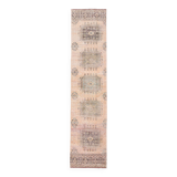 Tapis de course vintage turc orange en laine douce 3X12