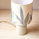 Mustard pot lamp and lampshade plant printing bamboo pattern