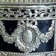 Silverware, sugar bowl in silver Louis XVI style, hallmarks late 18th century.