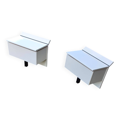 2 tables de chevet / tables de nuit B&B Italia
