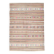 Grand Kilim Vintage en Couleurs Soft, Pièce Unique au Charme Bohème