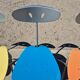 ensemble de 4 chaises pliantes Piu Bonaldo style Memphis