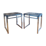 Pair of Marc Berthier side tables
