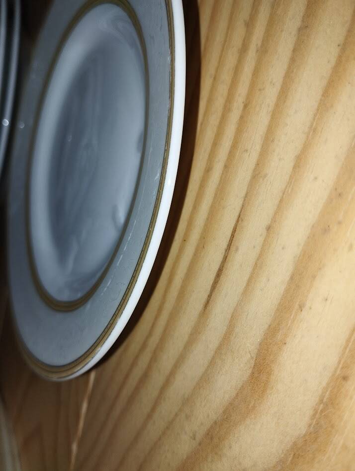 set of antique porcelain tableware from Austria – gilding –