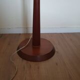 Scandinavian diabolo teak floor lamp