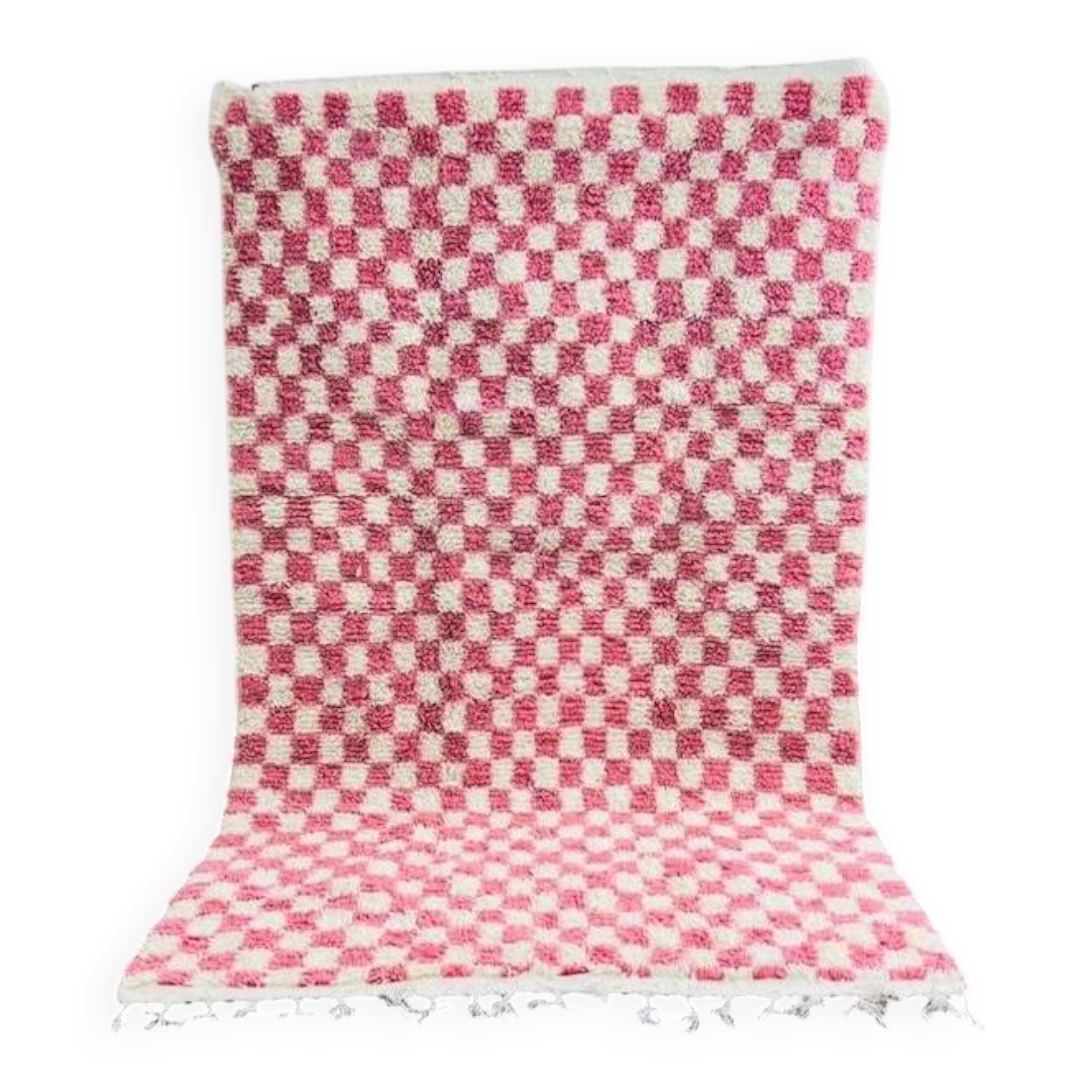 Traditional handmade Berber rug, size 2/3 m.